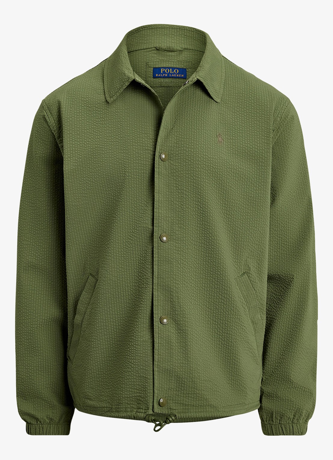 Ralph Lauren Overshirt met steekzakken - voorkant 2 supply olive/garden trail
