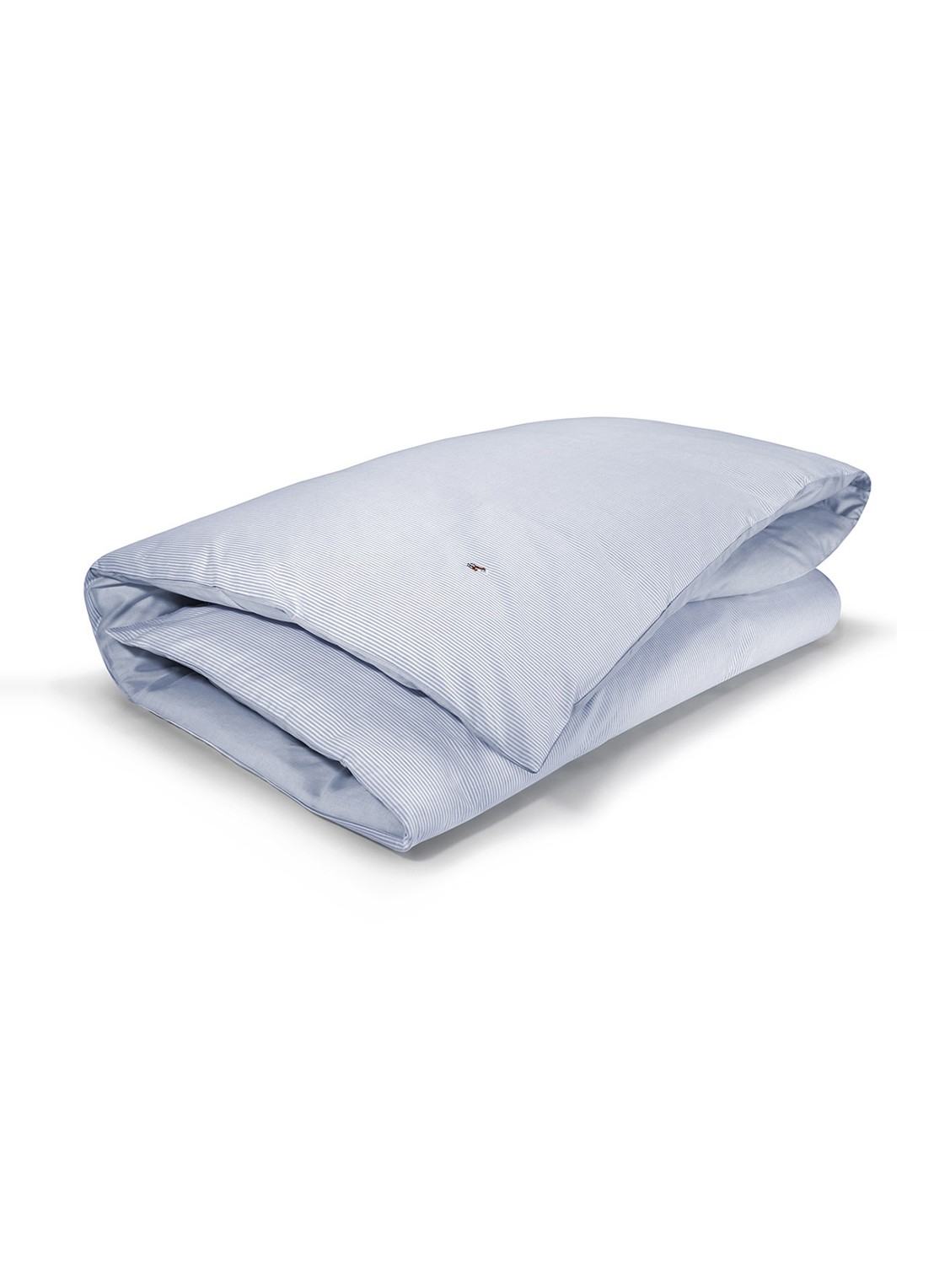 Ralph Lauren Oxford dekbedovertrek van katoen perkal 200 TC - exclusief kussenslopen - voorkant 2 lichtblauw