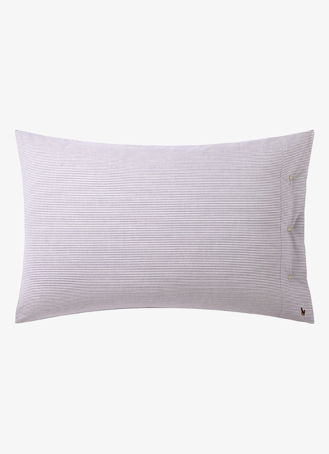 Ralph Lauren Oxford kussensloop van katoen perkal in 2-pack - voorkant lila