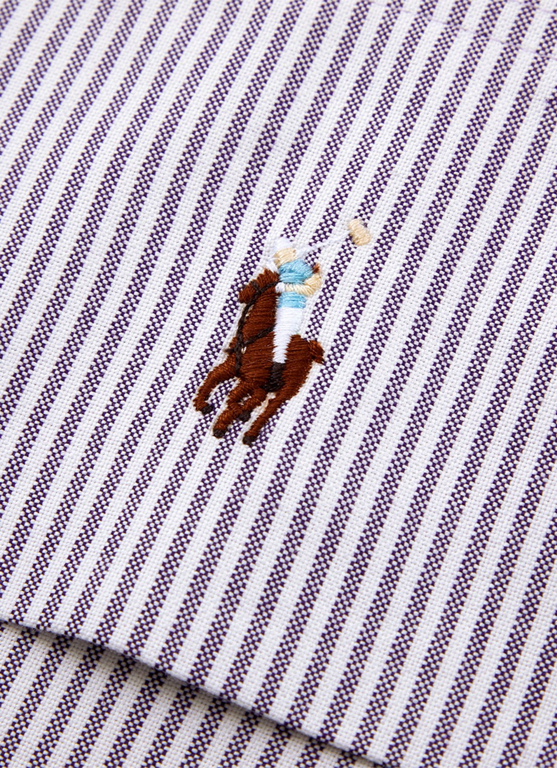 Ralph Lauren Oxford laken van katoen perkal 80TC - voorkant 3 lila