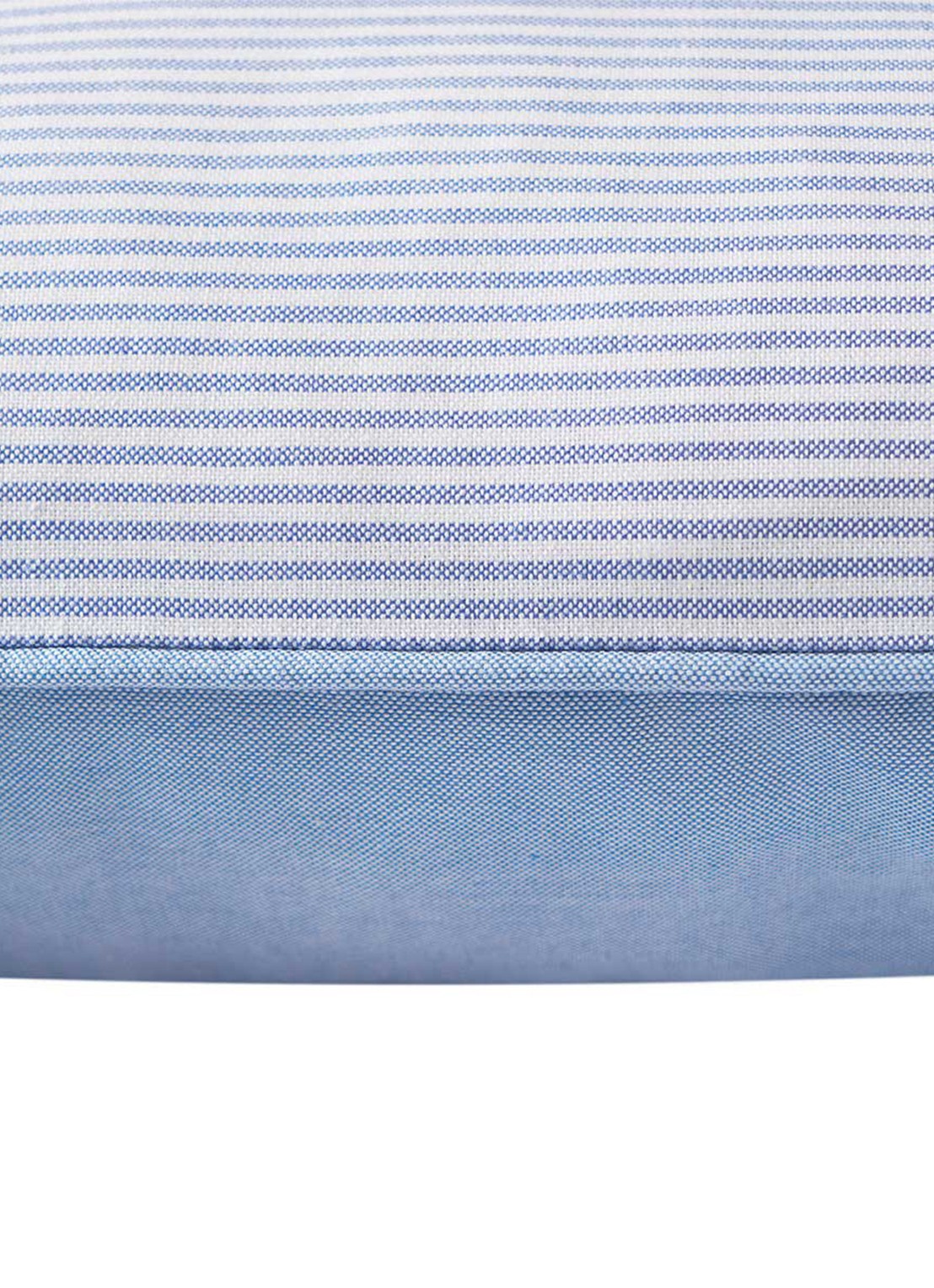 Ralph Lauren Oxford sierkussenhoes  50 x 50 cm - detail 3 blauw