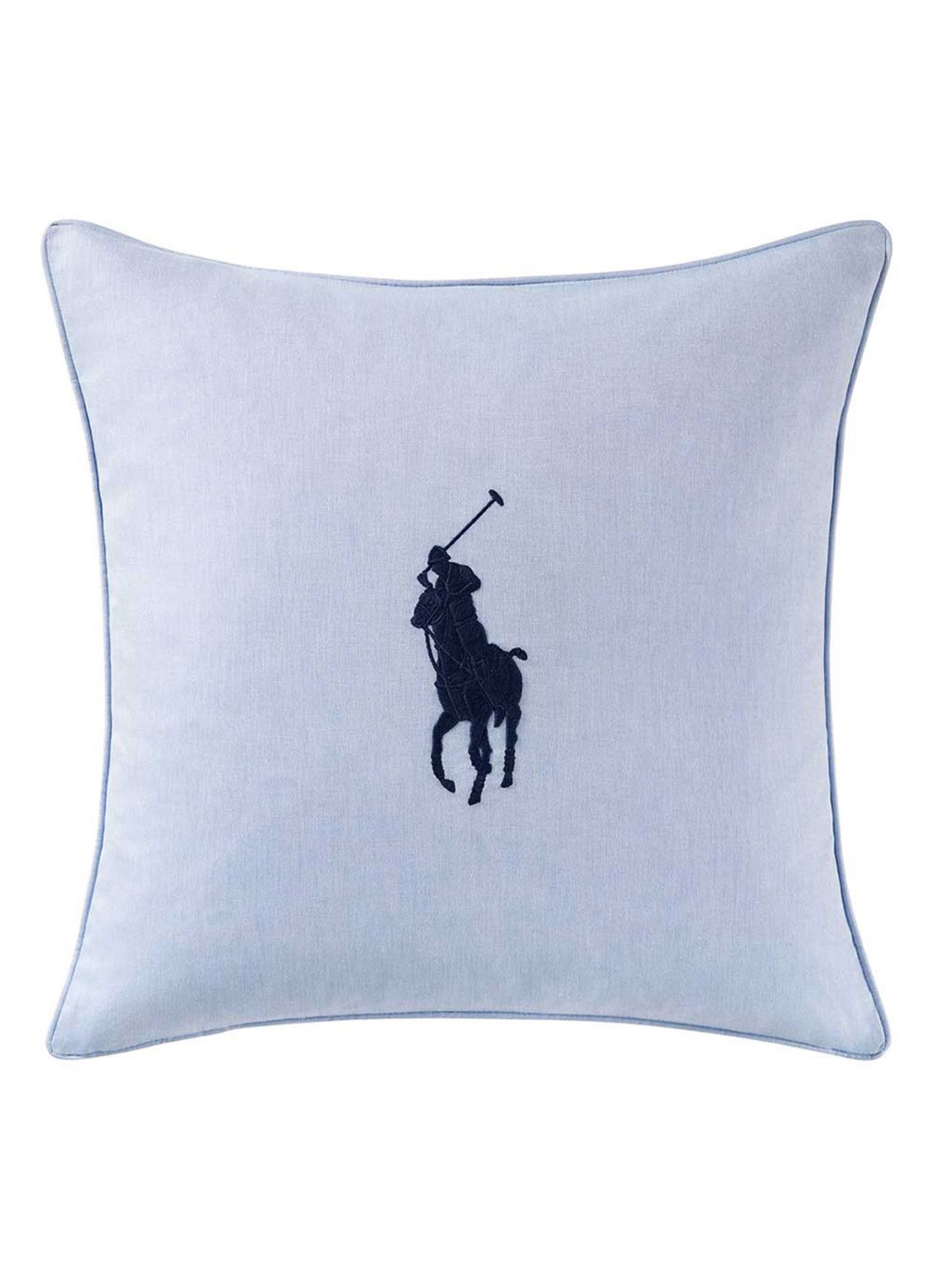 Ralph Lauren Oxford sierkussenhoes  50 x 50 cm - voorkant 5 blauw