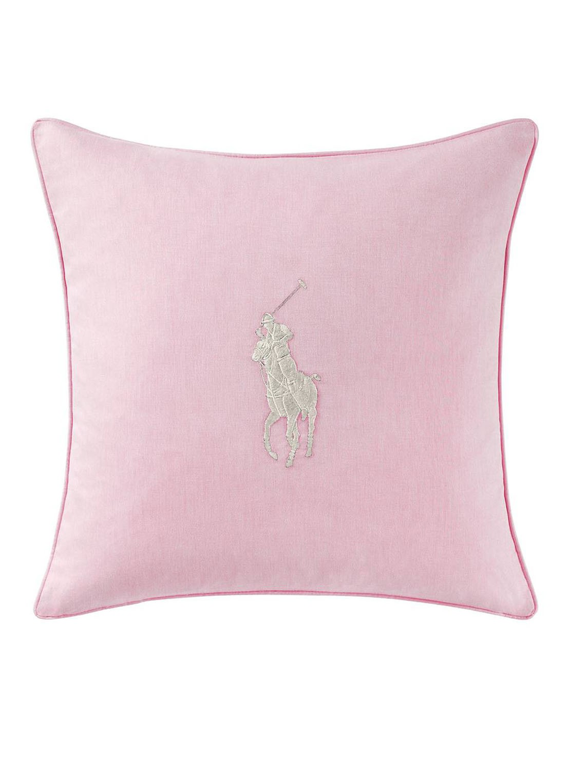 Ralph Lauren Oxford sierkussenhoes  50 x 50 cm - voorkant lichtroze