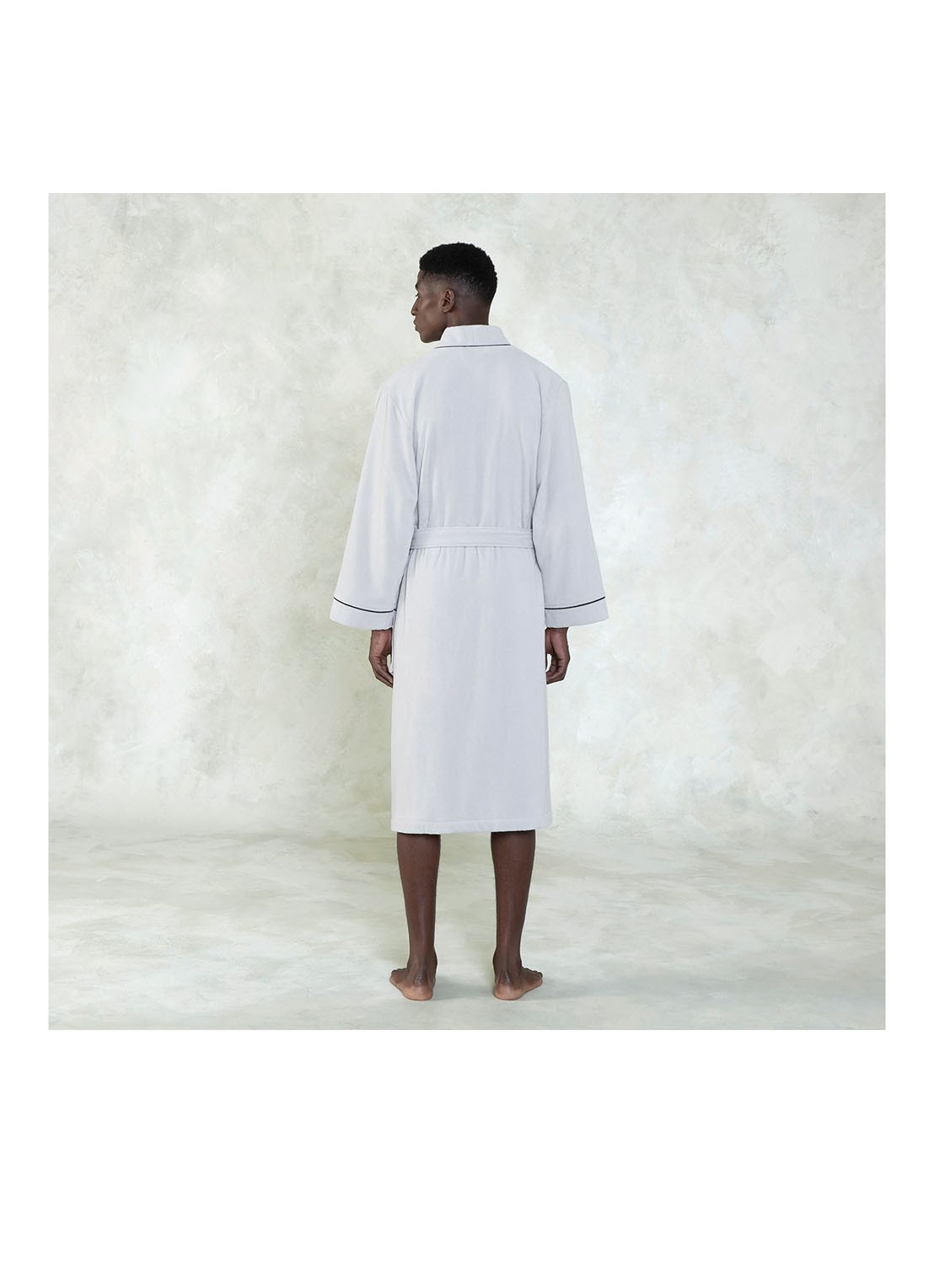 Ralph Lauren Park Row badjas van katoen - achterkant 3 wit