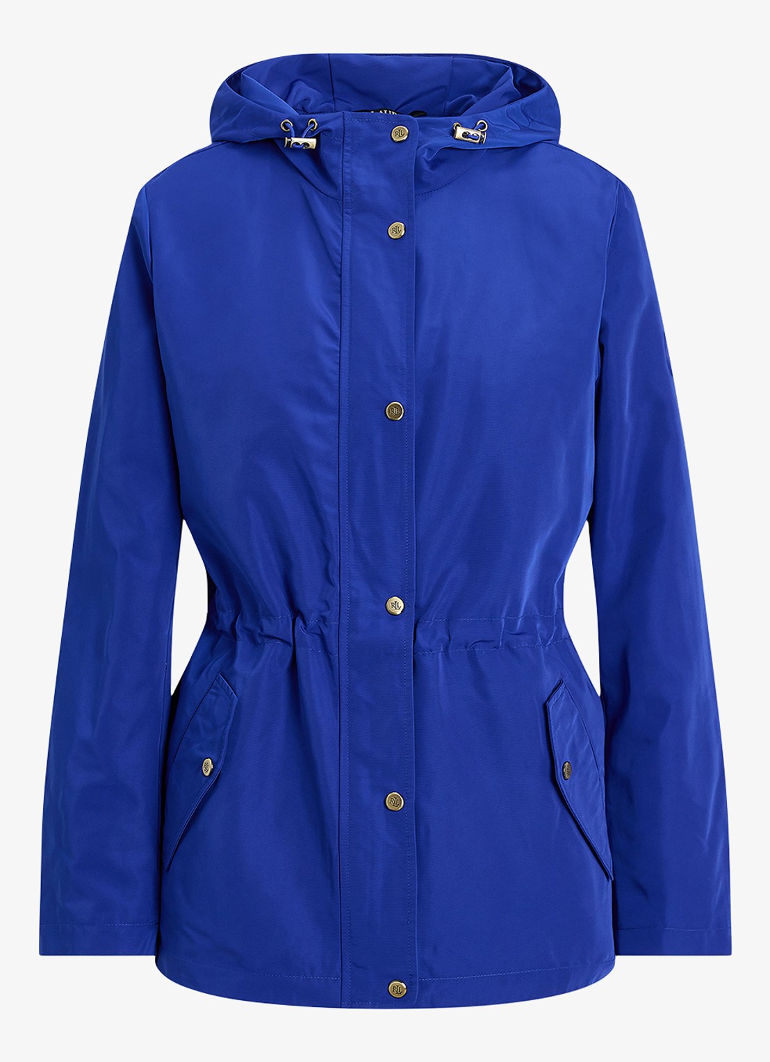 Ralph Lauren Parka met capuchon en klepzakken - voorkant royal / blauw