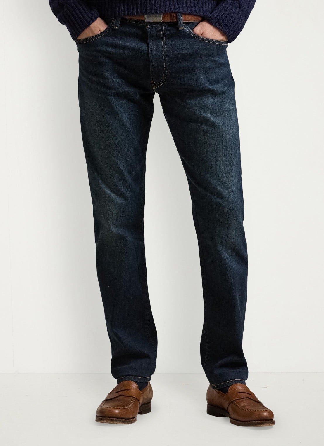 Ralph Lauren Parkside tapered jeans met stretch - detail 4 murphy stretch / indigo