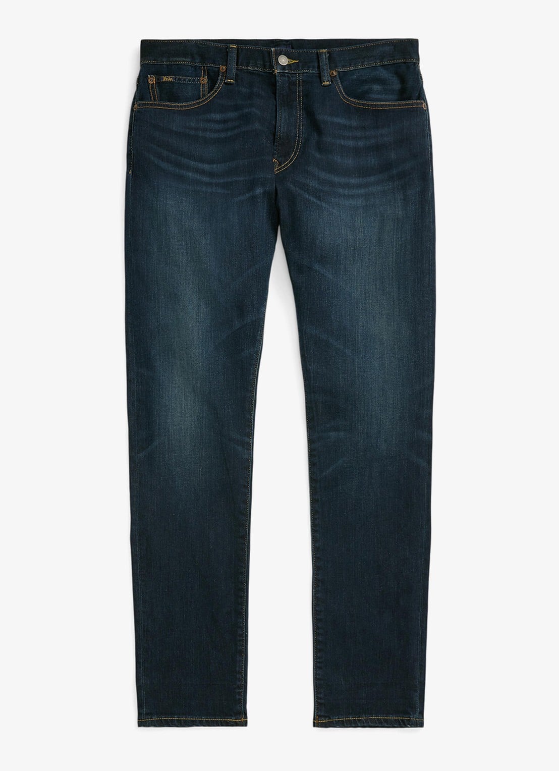 Ralph Lauren Parkside tapered jeans met stretch - voorkant 2 murphy stretch / indigo