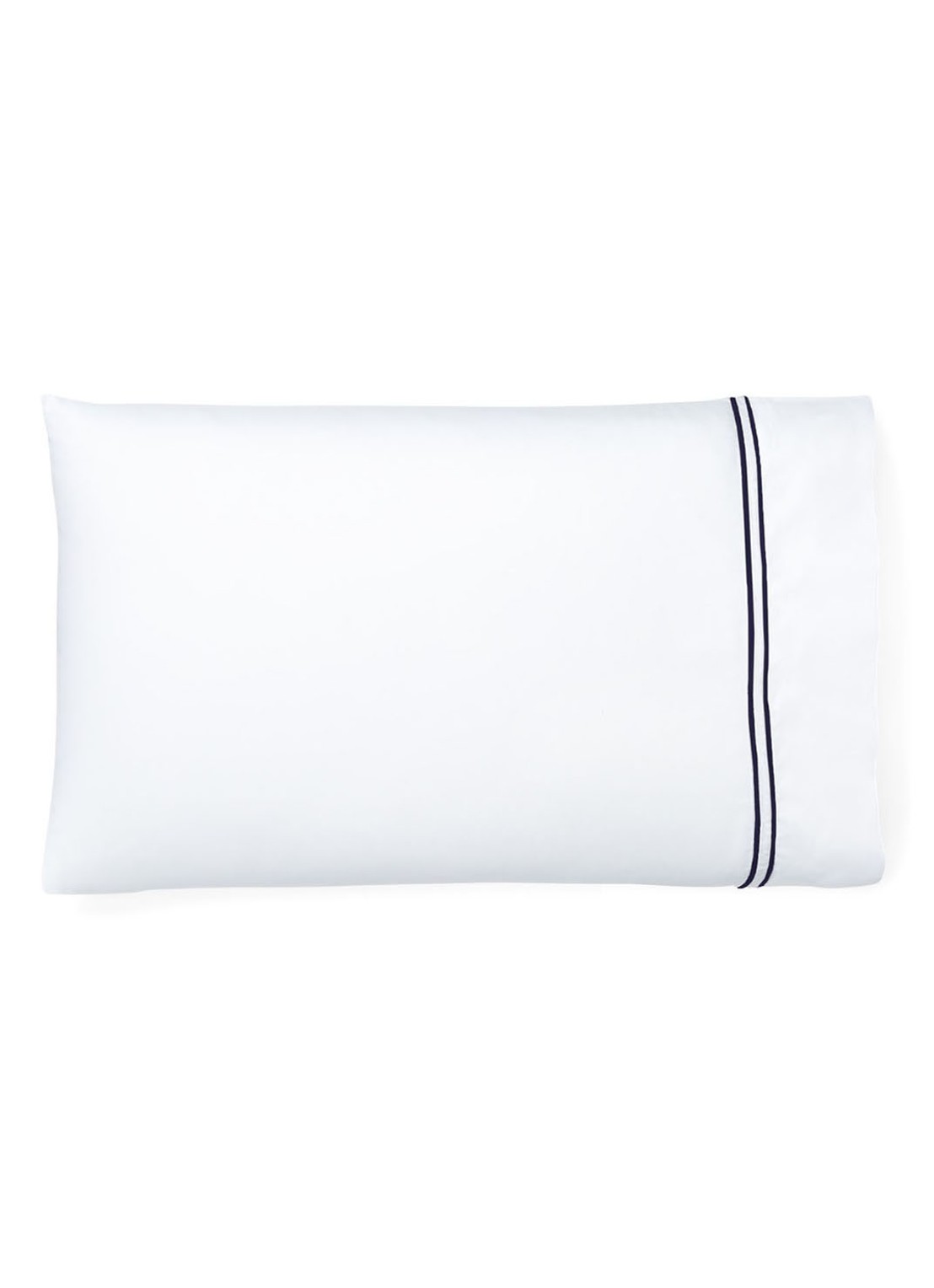 Ralph Lauren Penthouse kussensloop van katoensatijn 624TC - voorkant 3 donkerblauw