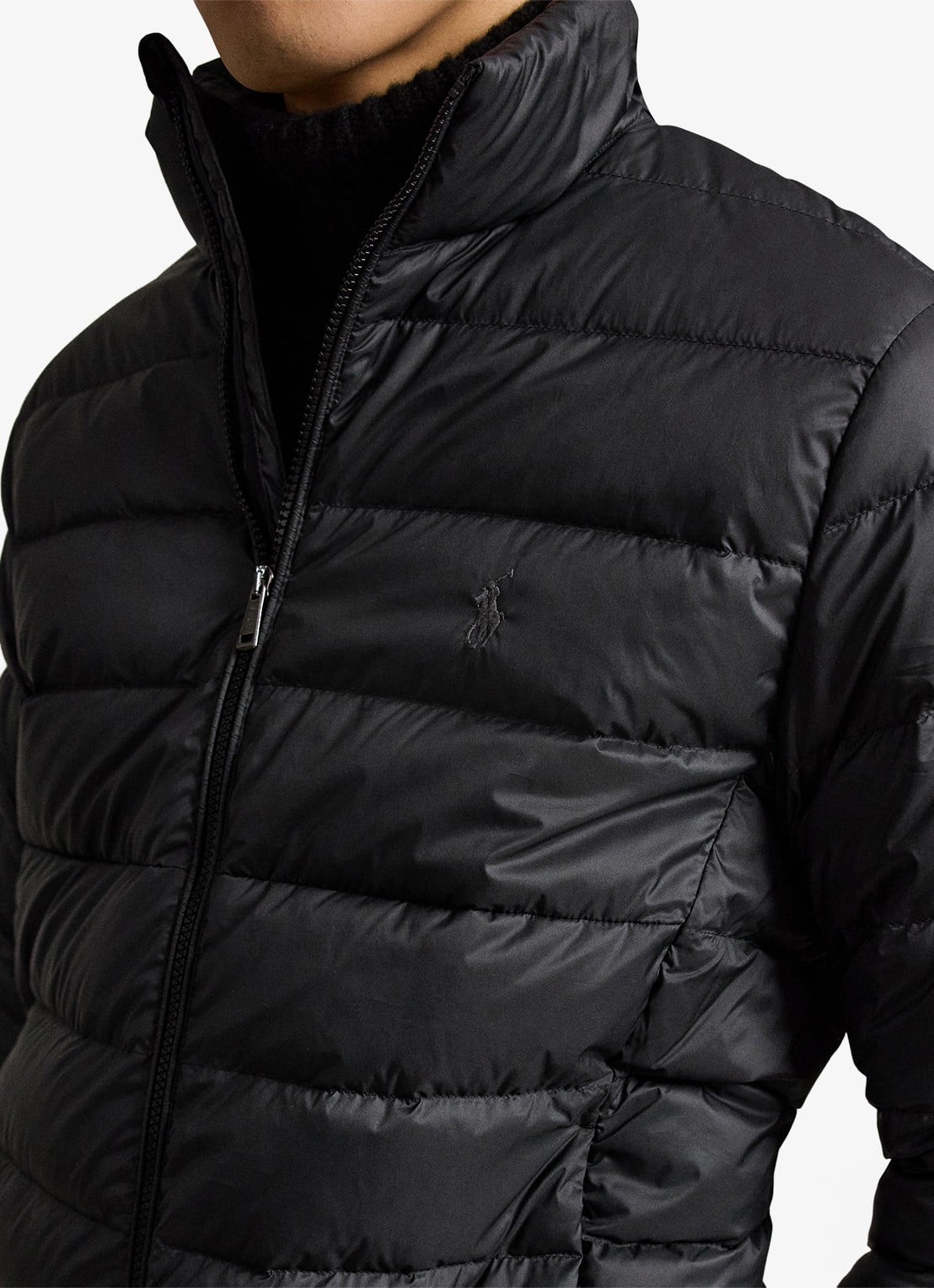 Ralph Lauren Performance gewatteerde jas met ritszakken - detail 5 polo black / zwart