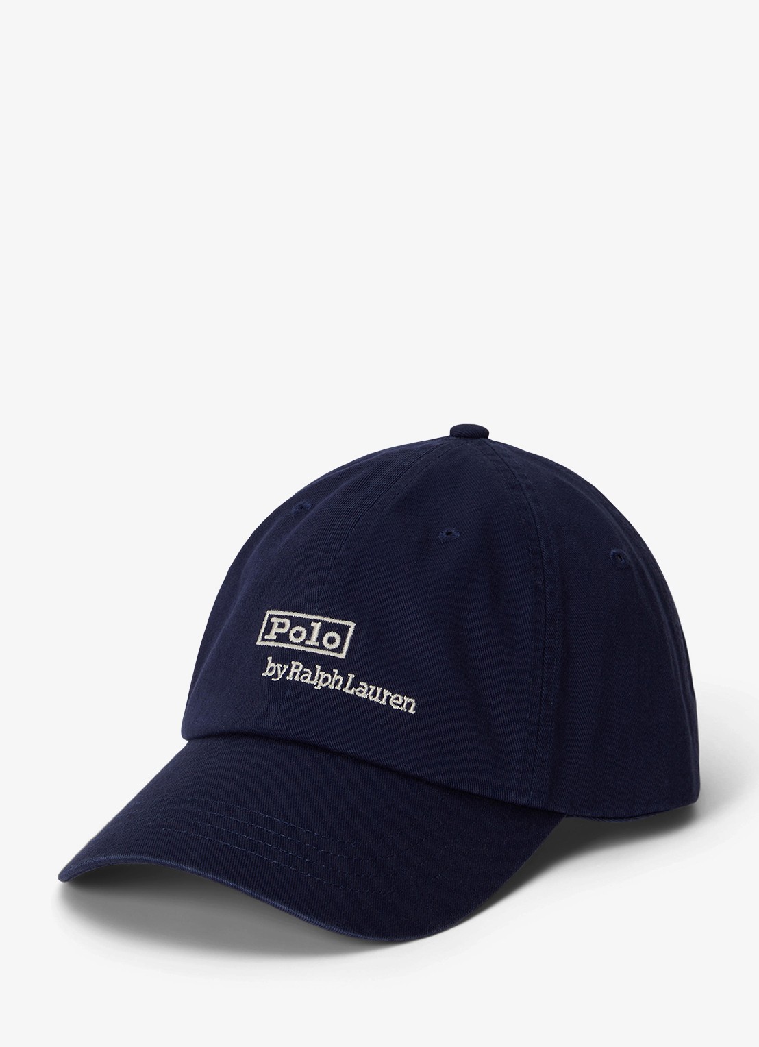 Ralph Lauren Pet met borduring - voorkant donkerblauw