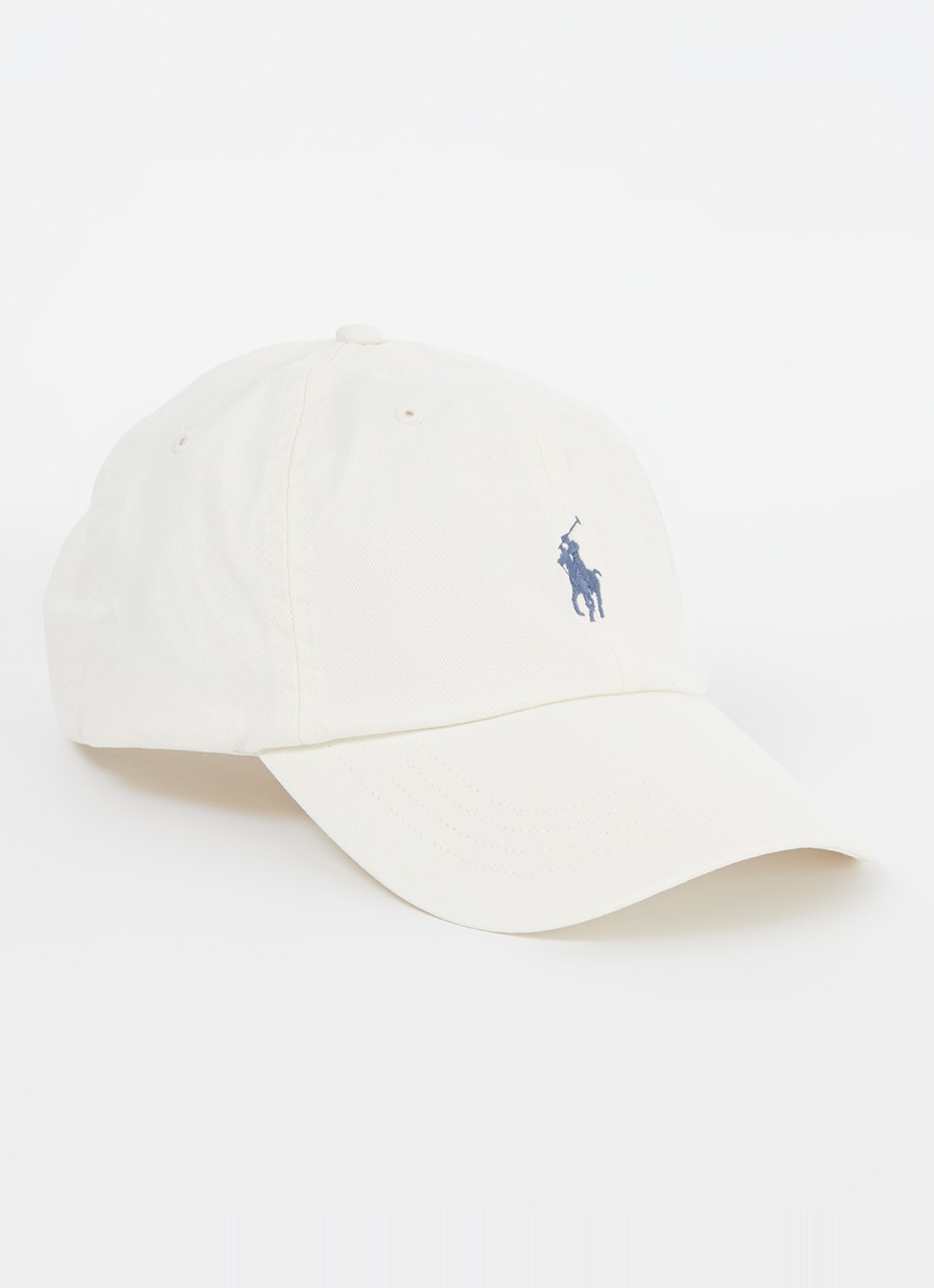 Ralph Lauren Pet met logo  - voorkant creme
