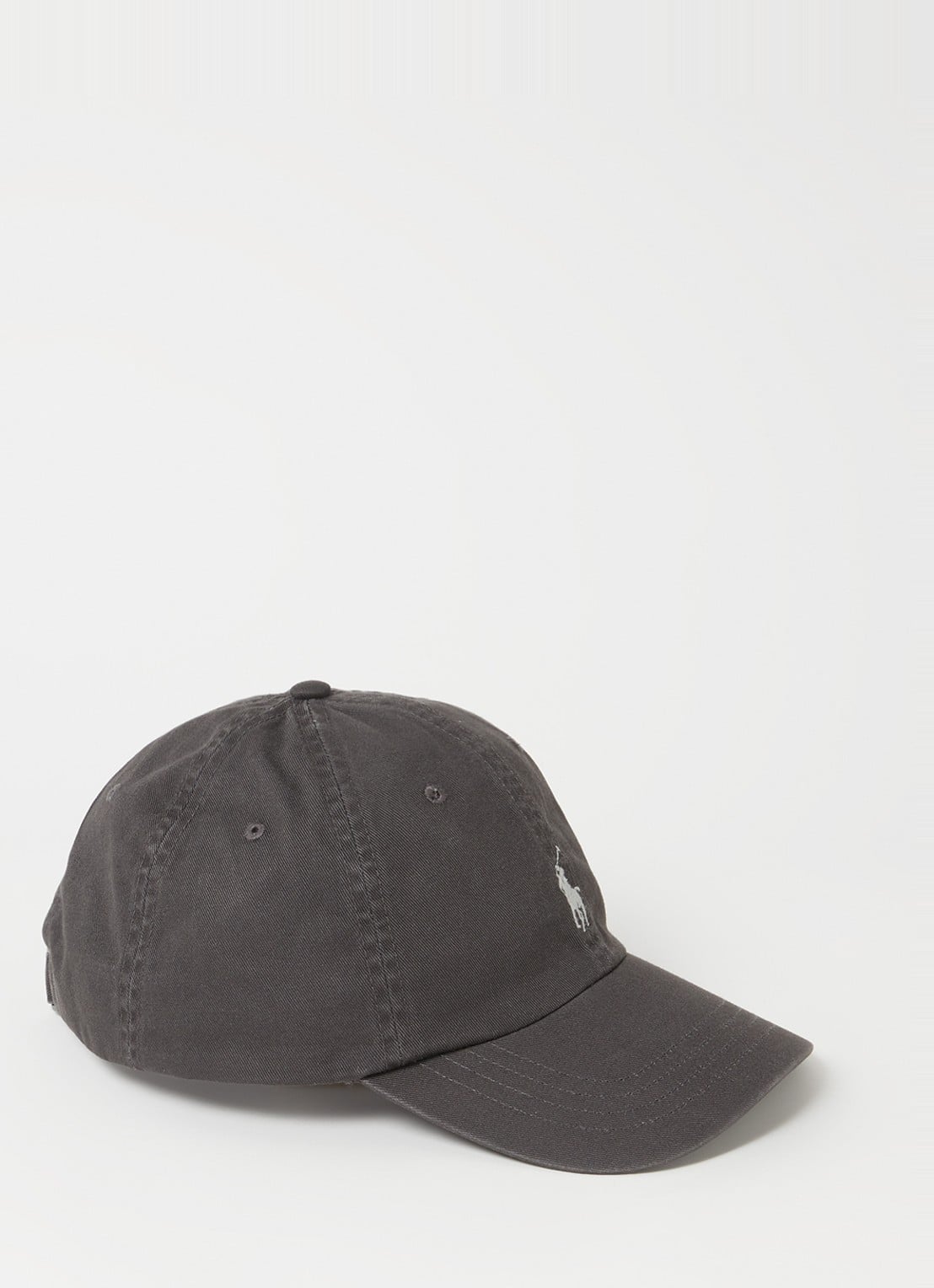 Ralph Lauren Pet met logo  - voorkant antraciet