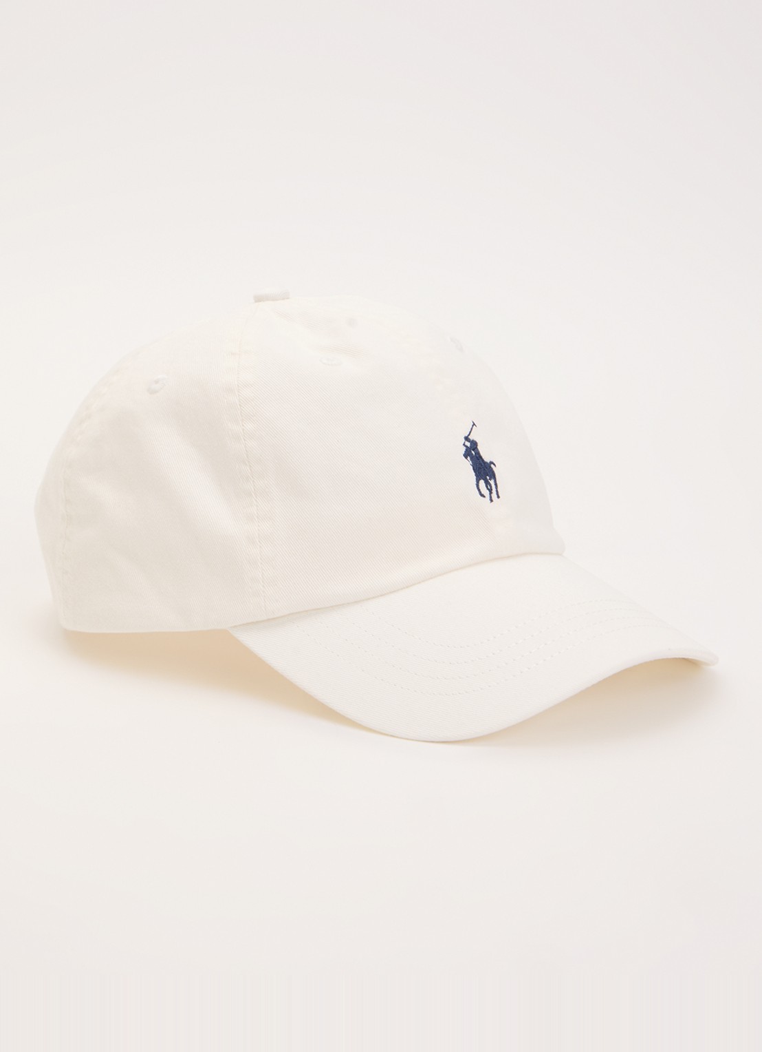 Ralph Lauren Pet met logo  - voorkant wit