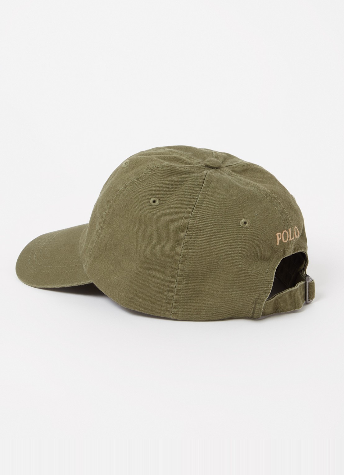 Ralph Lauren Pet met logo  - detail donkergroen