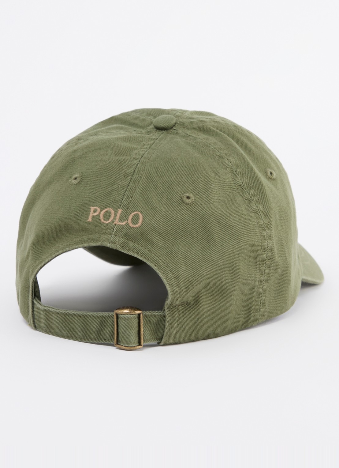 Ralph Lauren Pet met logo  - detail 2 legergroen