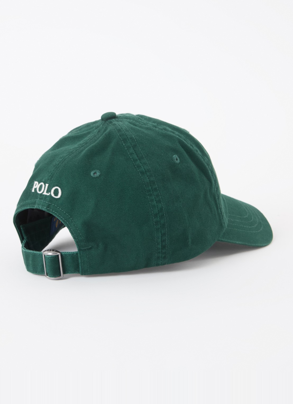 Ralph Lauren Pet met logo  - detail 2 bronsgroen