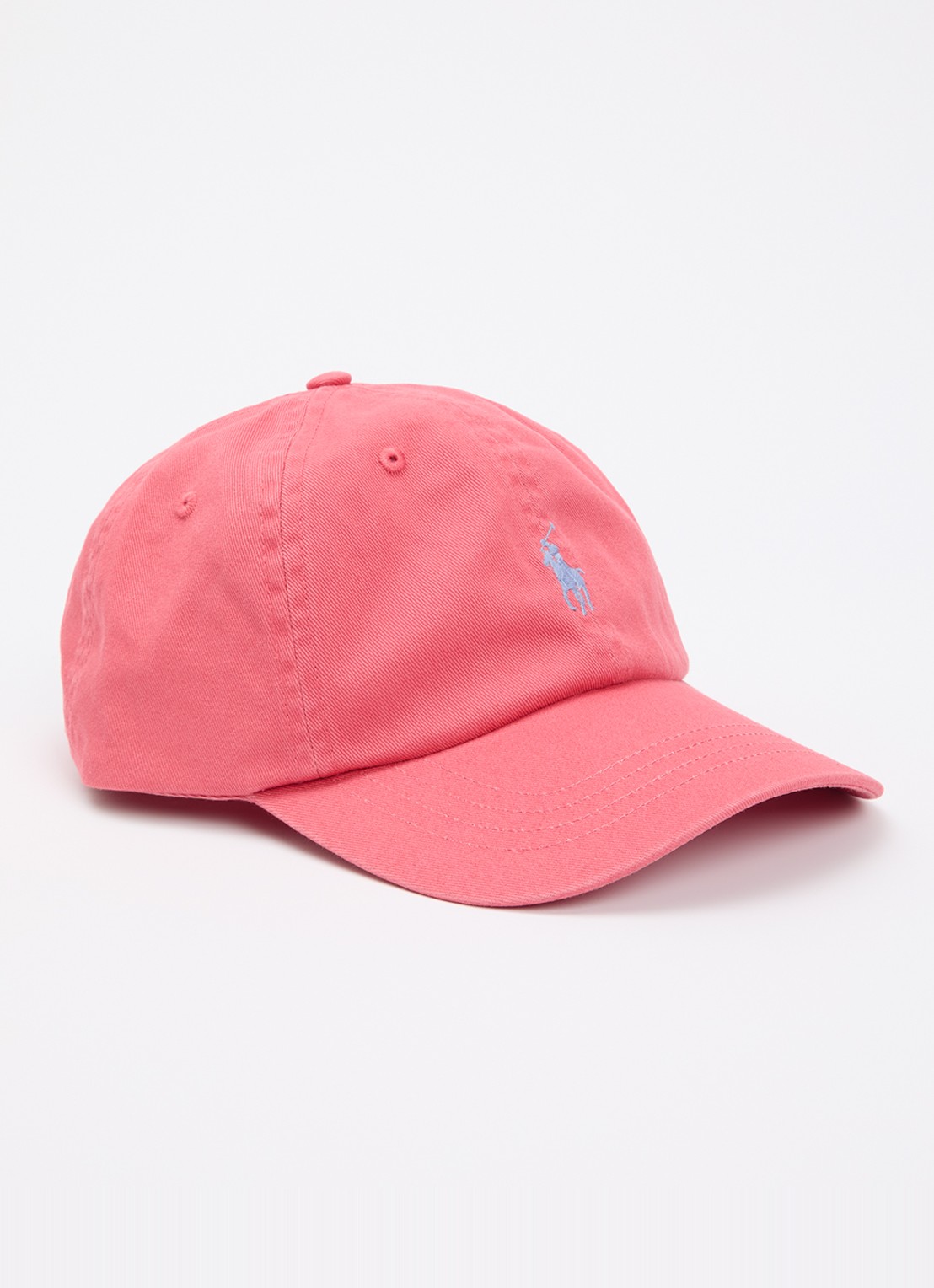 Ralph Lauren Pet met logo  - voorkant 2 koraalrood