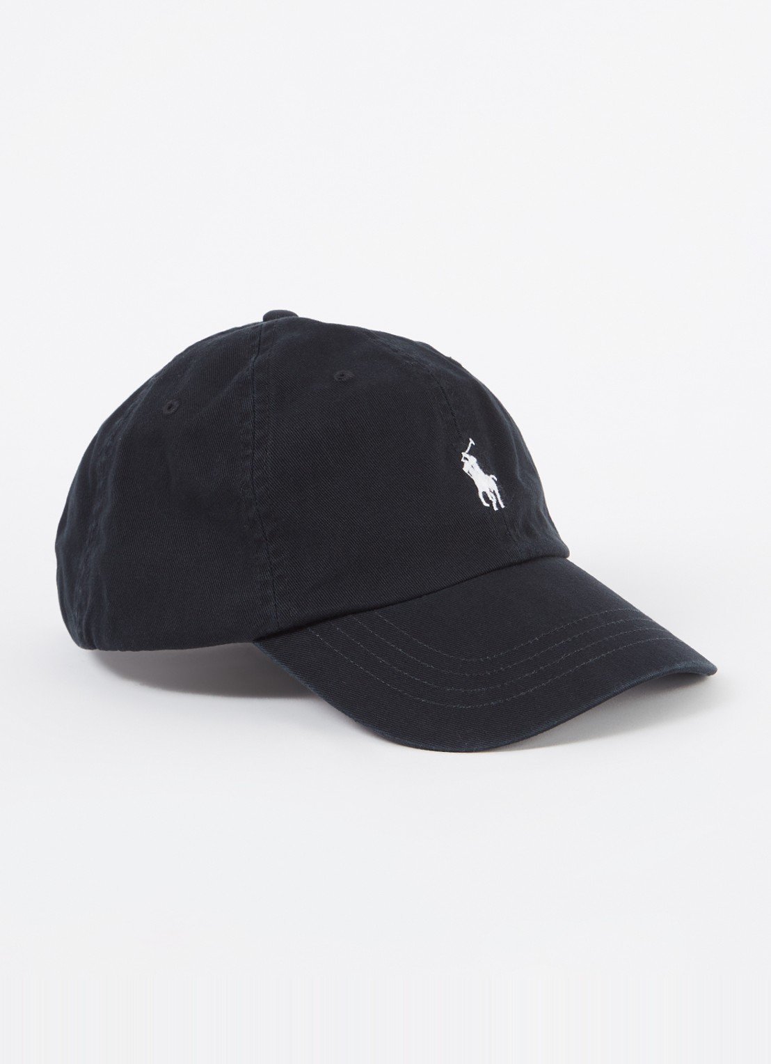 Ralph Lauren Pet met logo  - voorkant zwart
