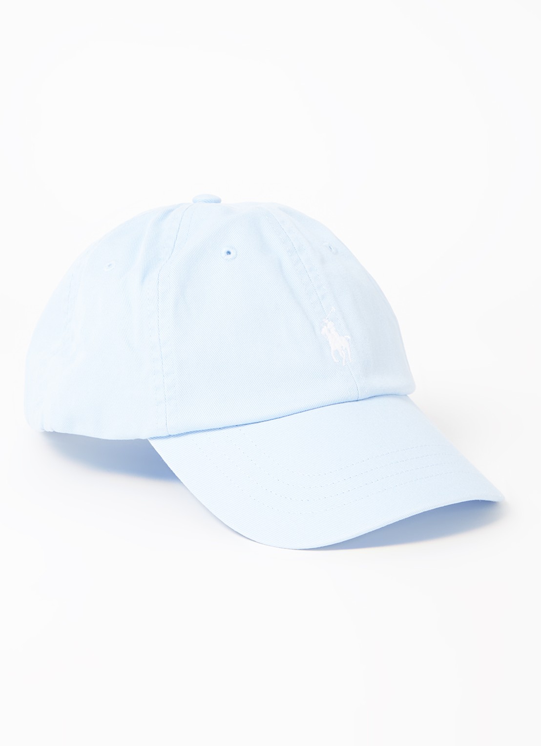 Ralph Lauren Pet met logo - voorkant lichtblauw