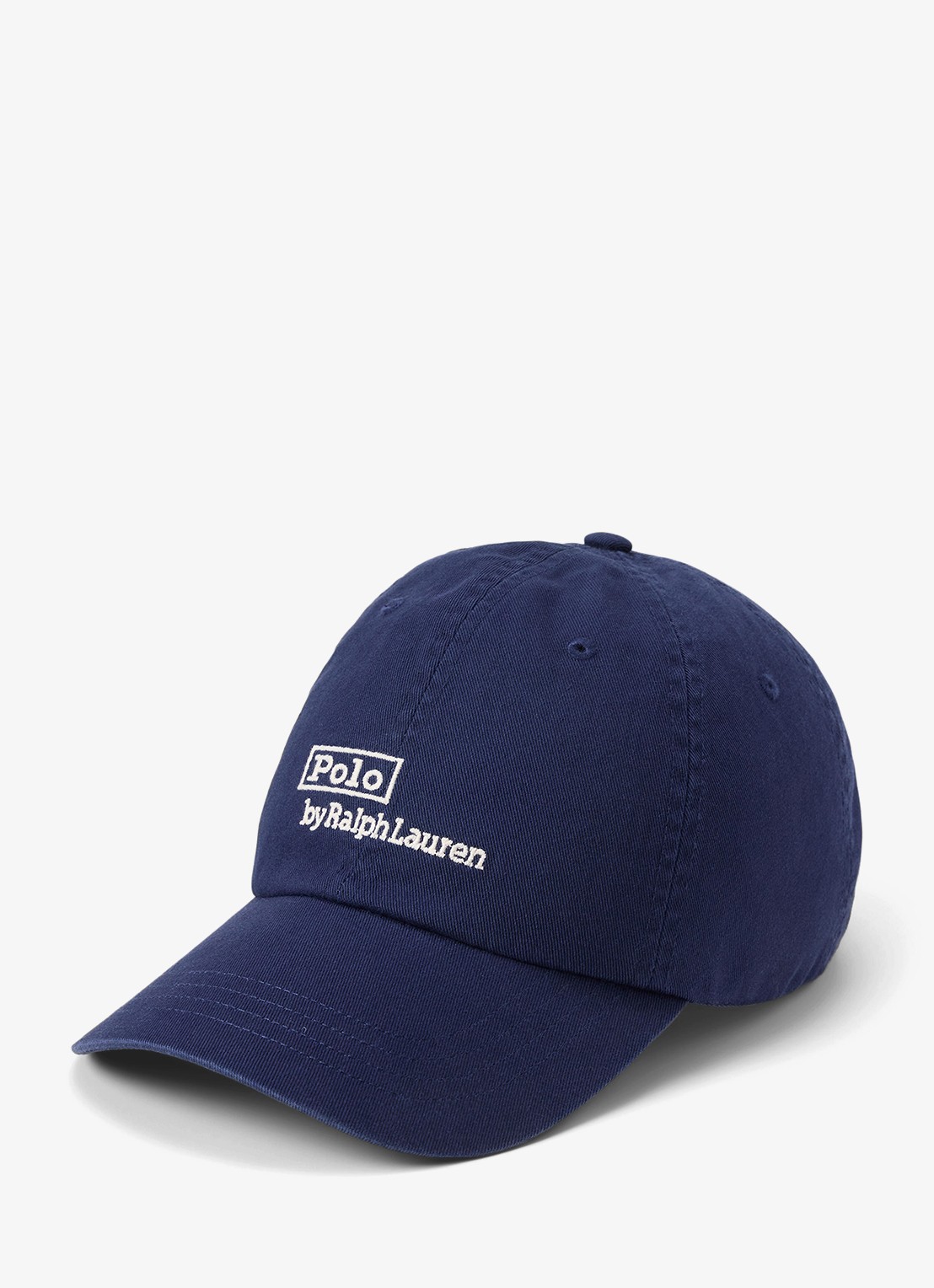 Ralph Lauren Pet met logo - voorkant 2 donkerblauw