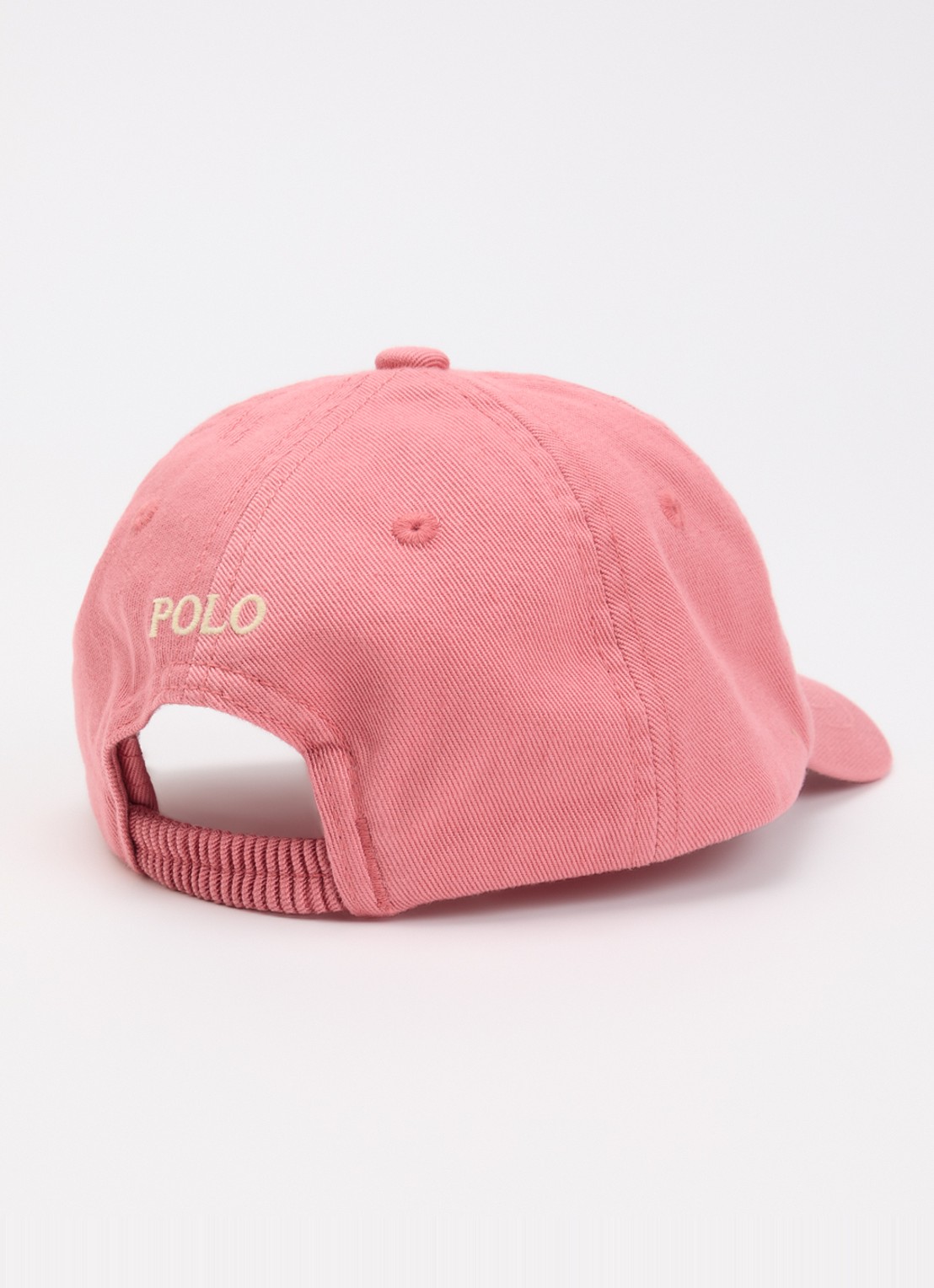Ralph Lauren Pet met logo - detail koraalroze