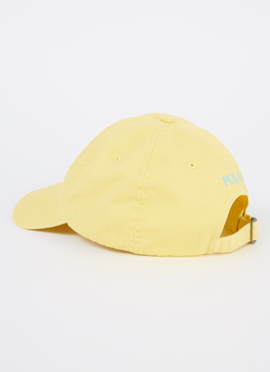 Ralph Lauren Pet met logoborduring  - detail 2 geel