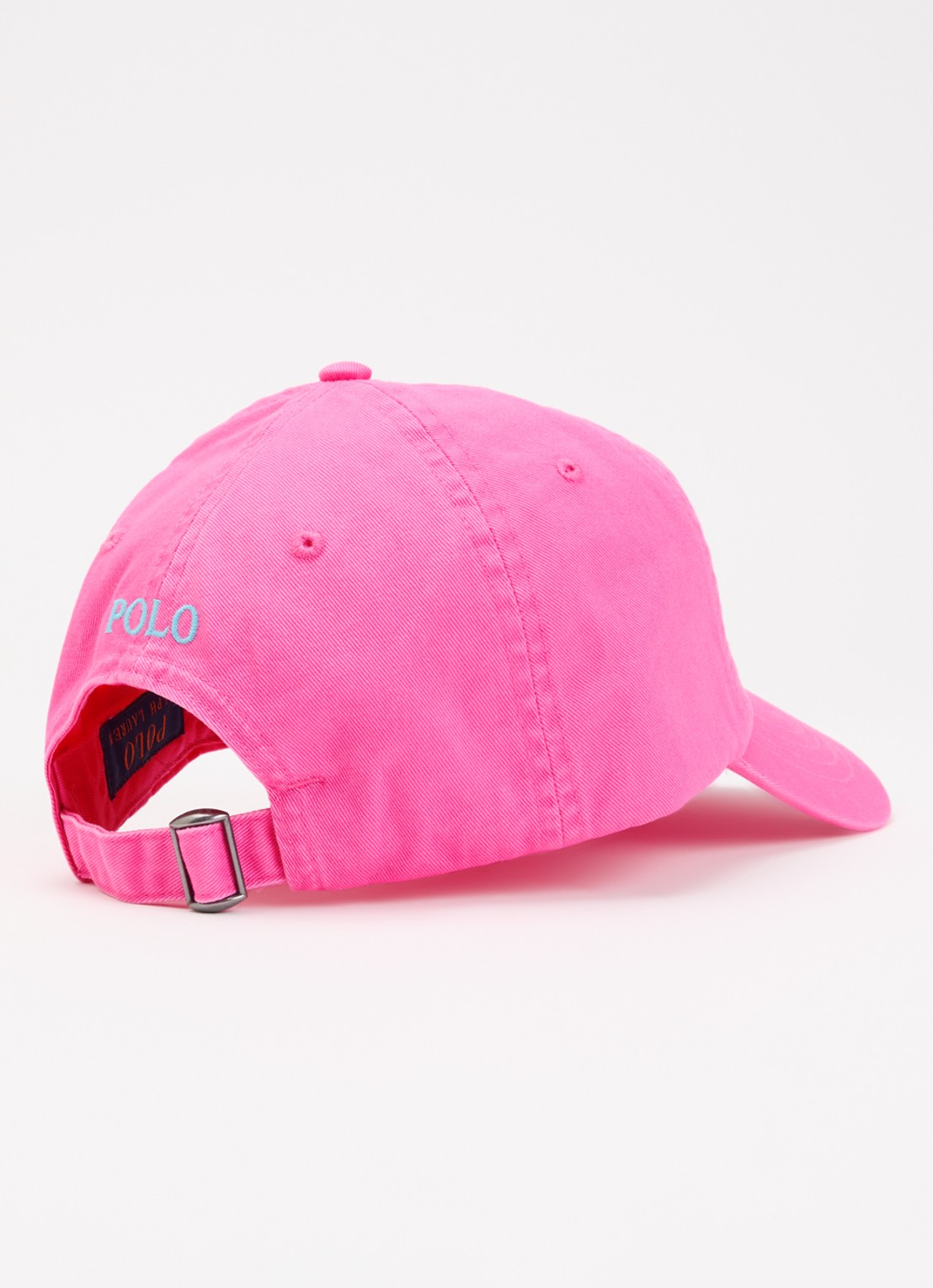 Ralph Lauren Pet met logoborduring  - detail 2 fuchsia