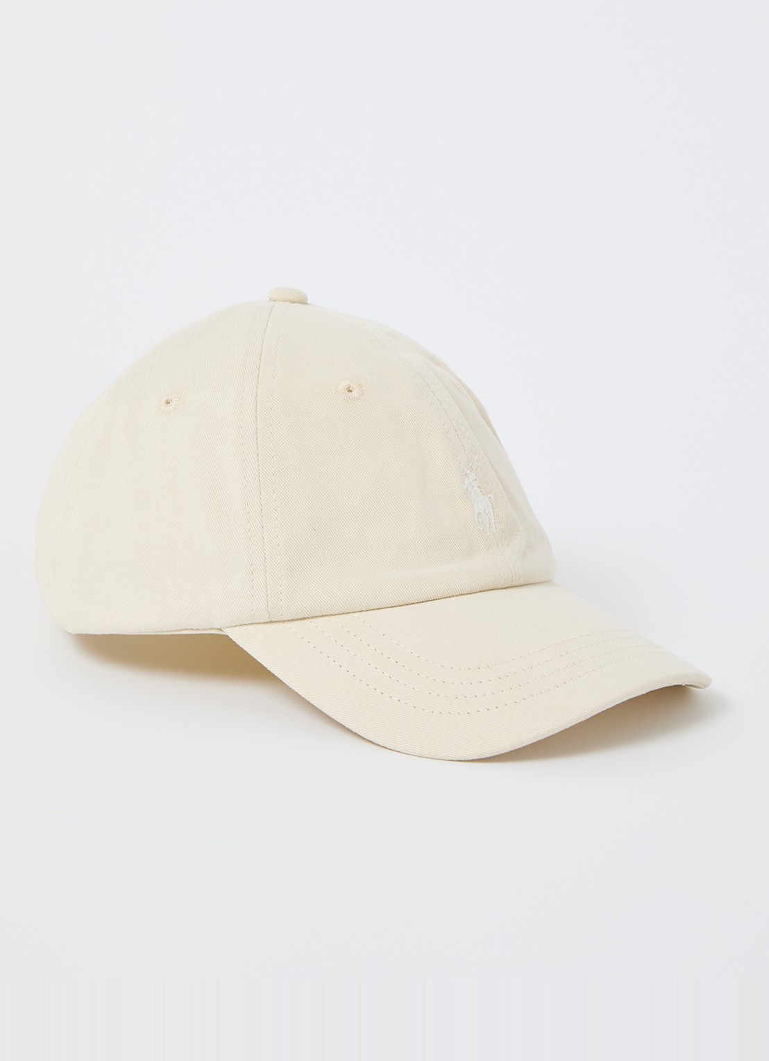 Ralph Lauren Pet met logoborduring  - voorkant beige