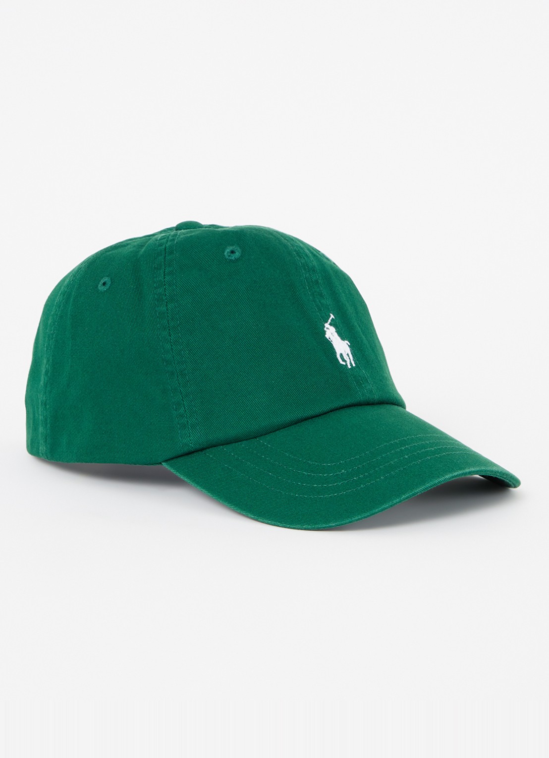 Ralph Lauren Pet met logoborduring - voorkant donkergroen