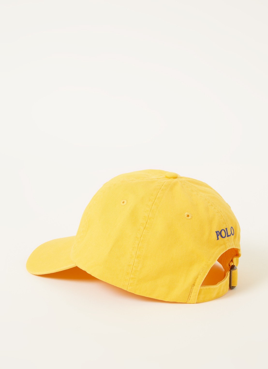 Ralph Lauren Pet met logoborduring - detail 2 geel