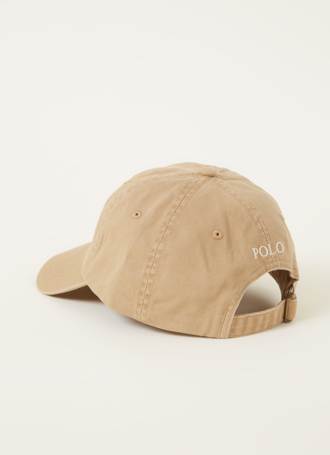 Ralph Lauren Pet met logoborduring - detail beige