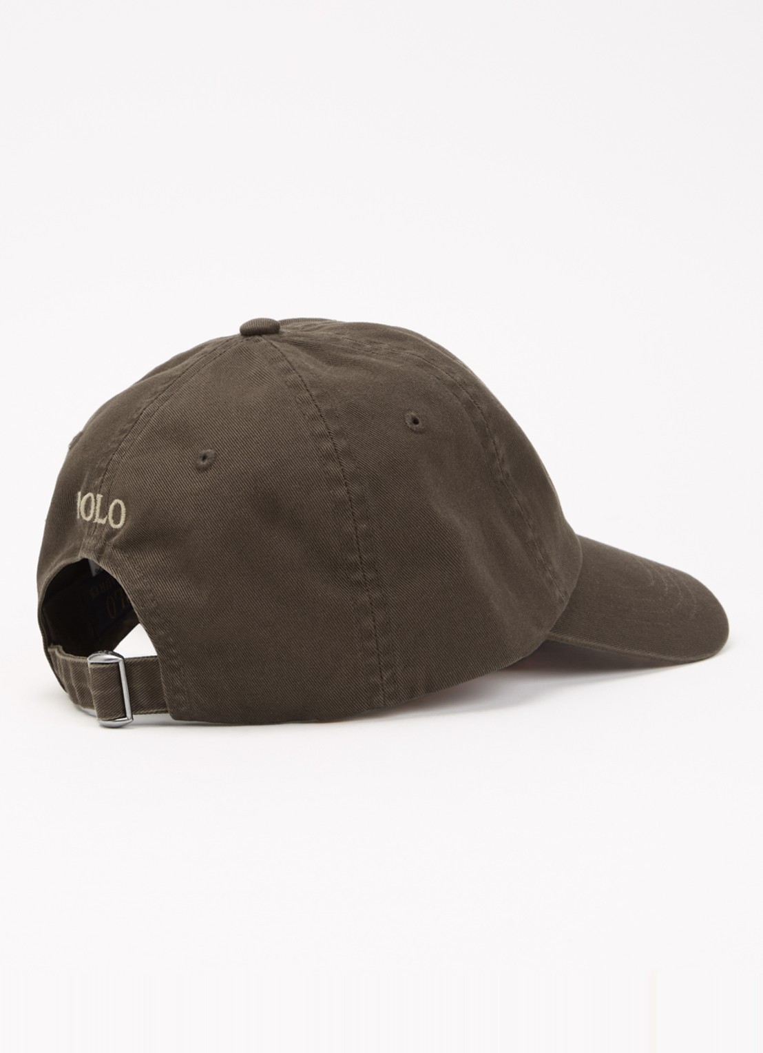 Ralph Lauren Pet met logoborduring - detail 2 bruin