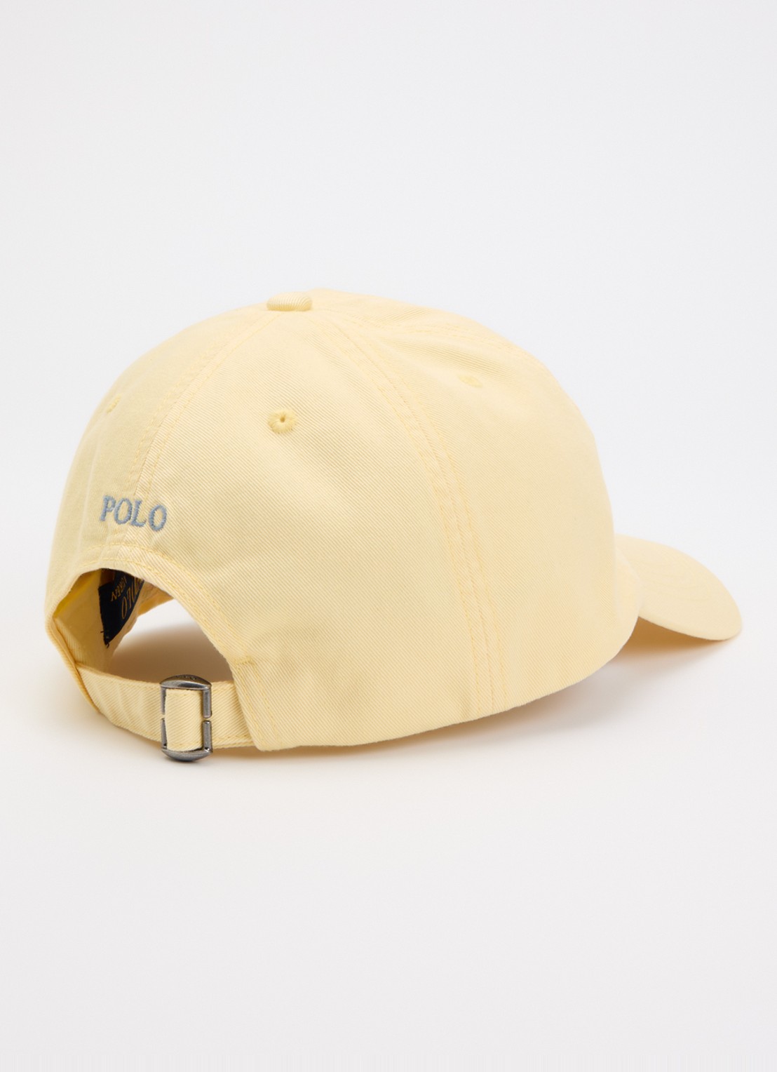 Ralph Lauren Pet met logoborduring - detail lichtgeel