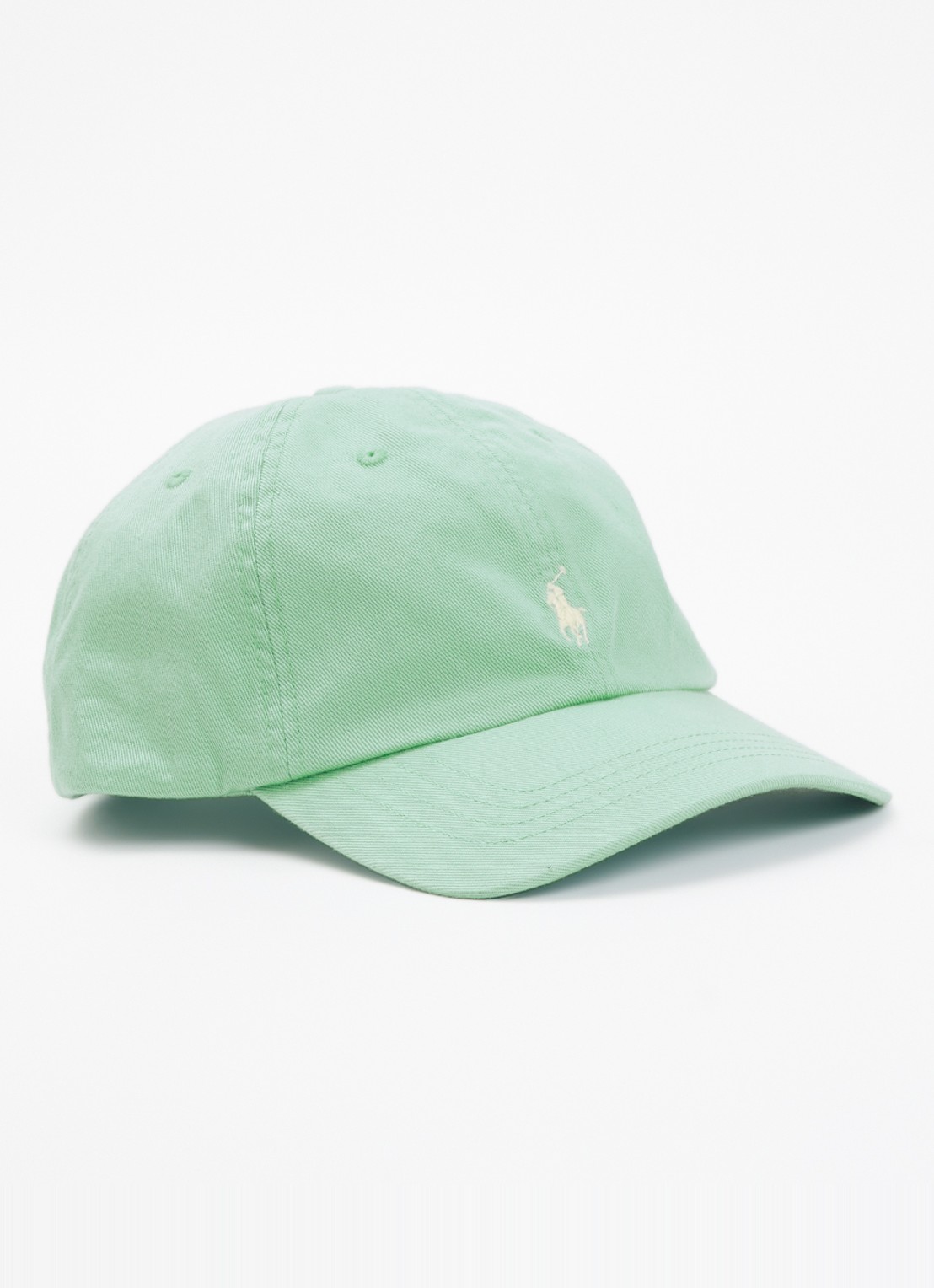 Ralph Lauren Pet met logoborduring - voorkant 2 lichtgroen