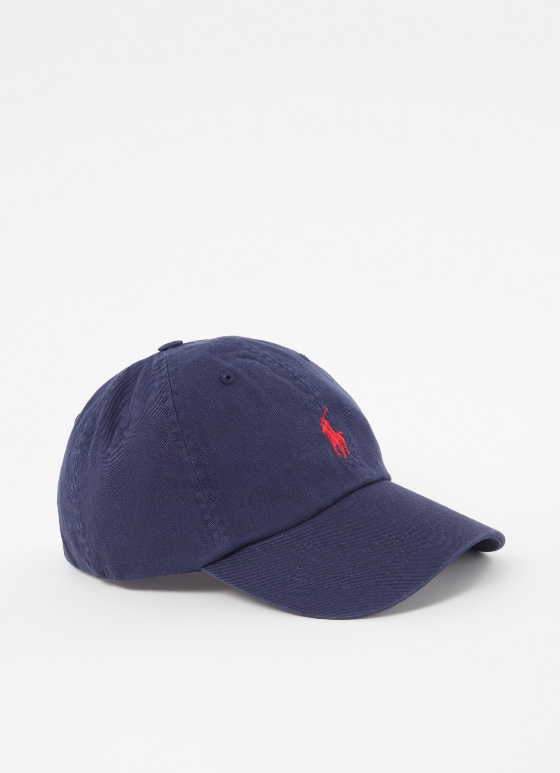 Ralph Lauren Pet met logoborduring - voorkant 2 newport navy / donkerblauw
