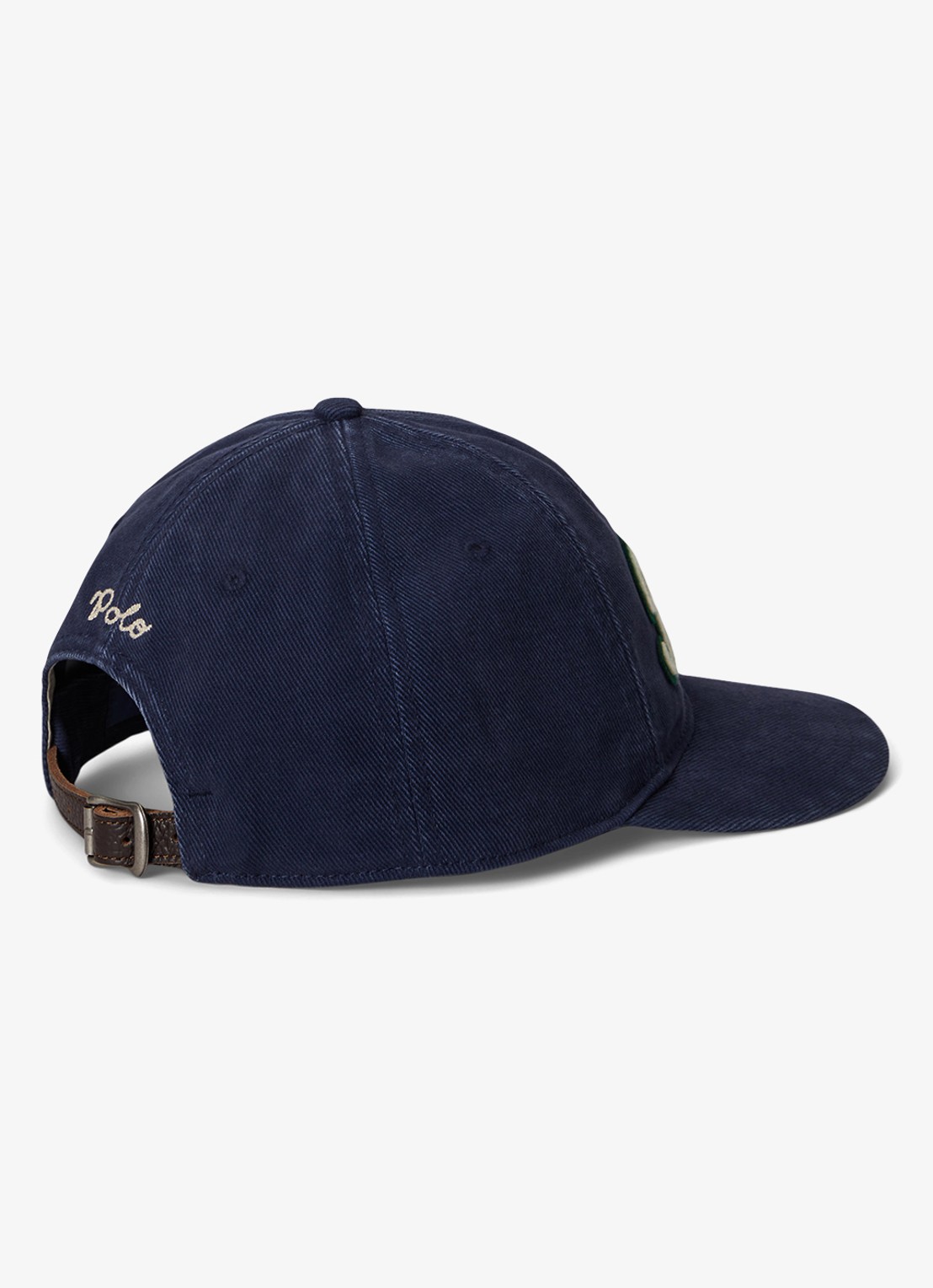Ralph Lauren Pet met logoborduring - detail donkerblauw