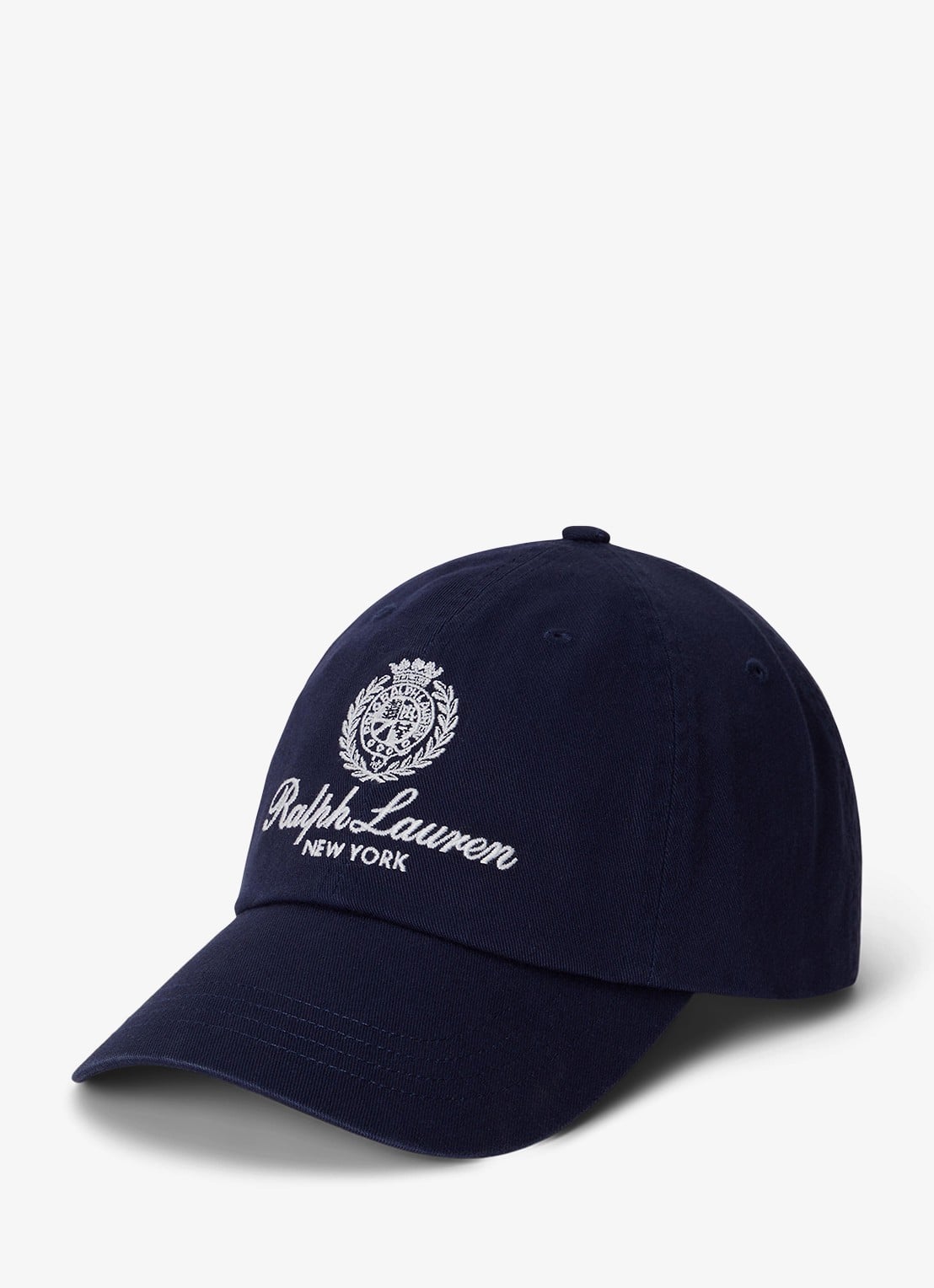 Ralph Lauren Pet met logoborduring - voorkant donkerblauw