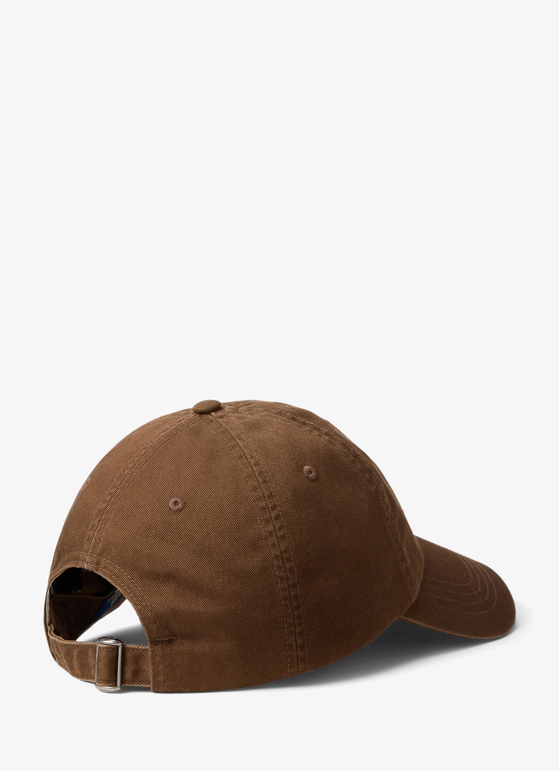 Ralph Lauren Pet met logoborduring - achterkant 2 bruin