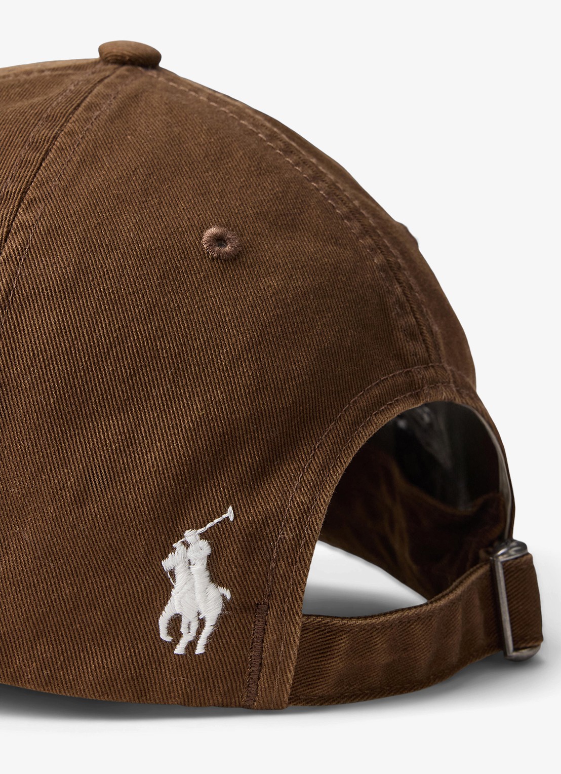 Ralph Lauren Pet met logoborduring - detail 4 bruin