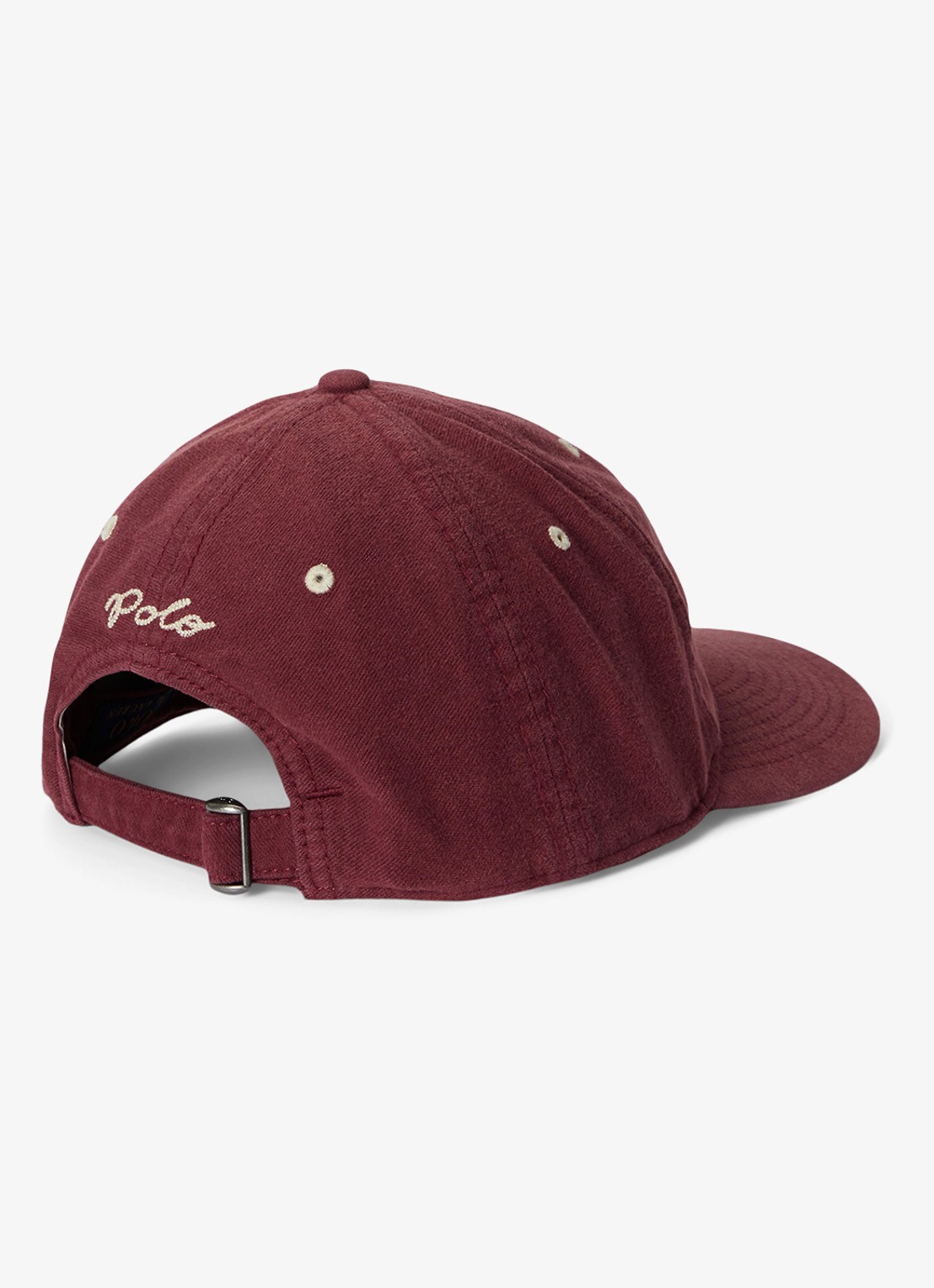 Ralph Lauren Pet met logoborduring - detail red wine-2zwr / rood