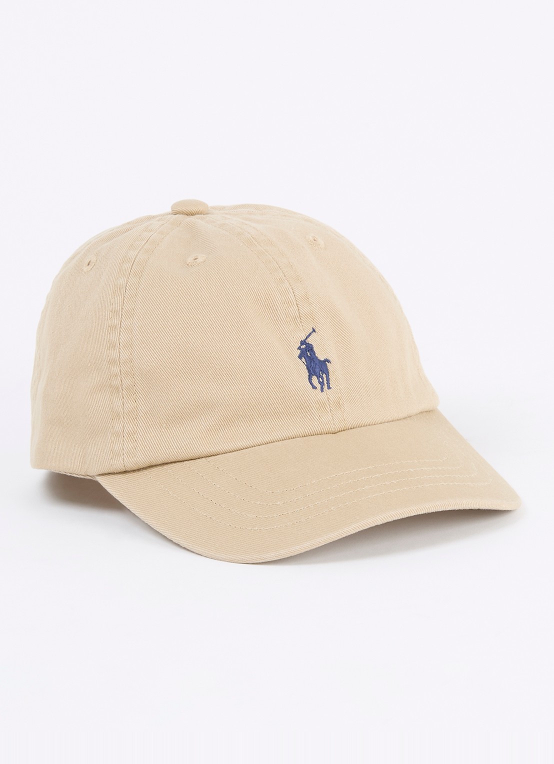 Ralph Lauren Pet met logoborduring - voorkant beige