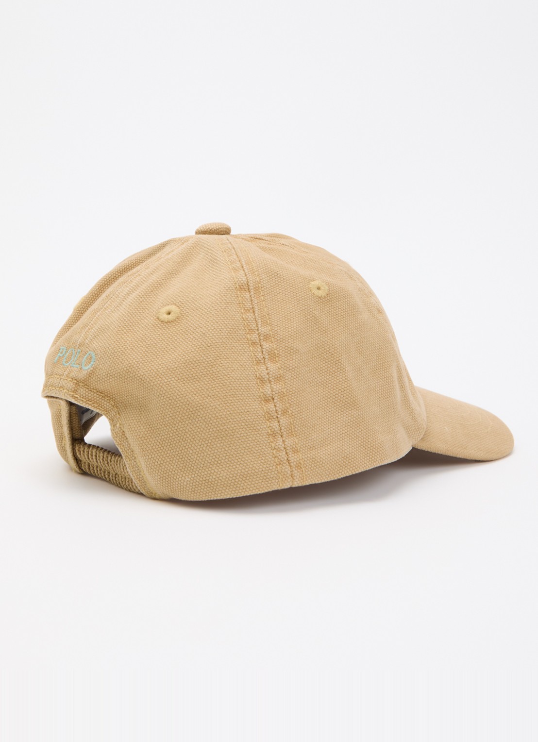 Ralph Lauren Pet met logoborduring - detail beige