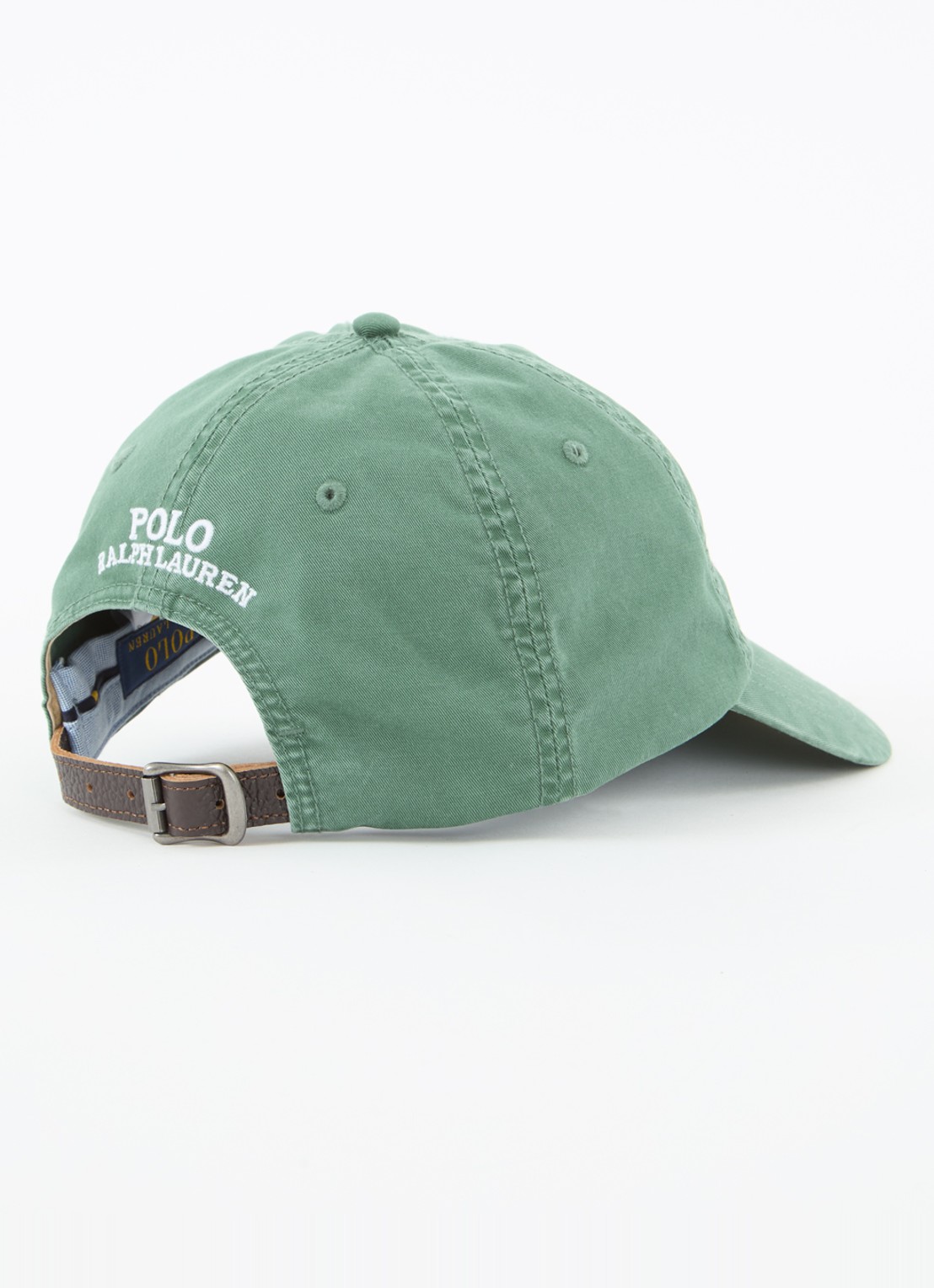 Ralph Lauren Pet met logoborduring  - detail 2 lindegroen