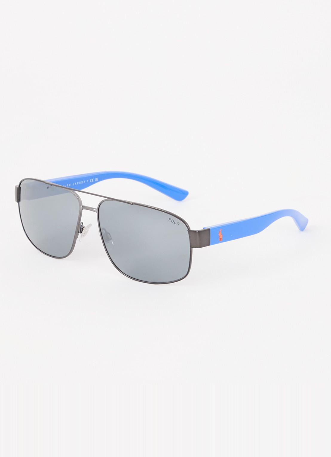Ralph Lauren Piloten zonnebril PH3156  - voorkant 5 blauw