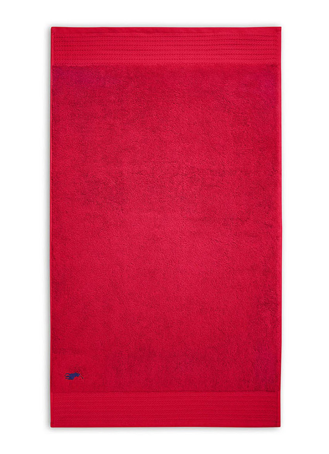 Ralph Lauren Player badmat - 55 x 90 cm - voorkant steenrood