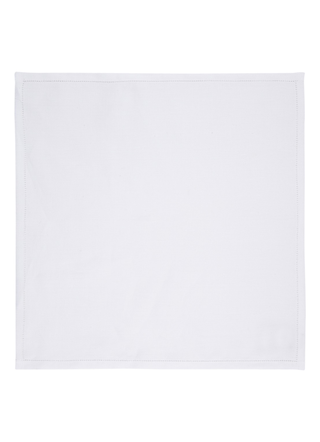Ralph Lauren Pochet van linnen 34 x 34 cm - voorkant white