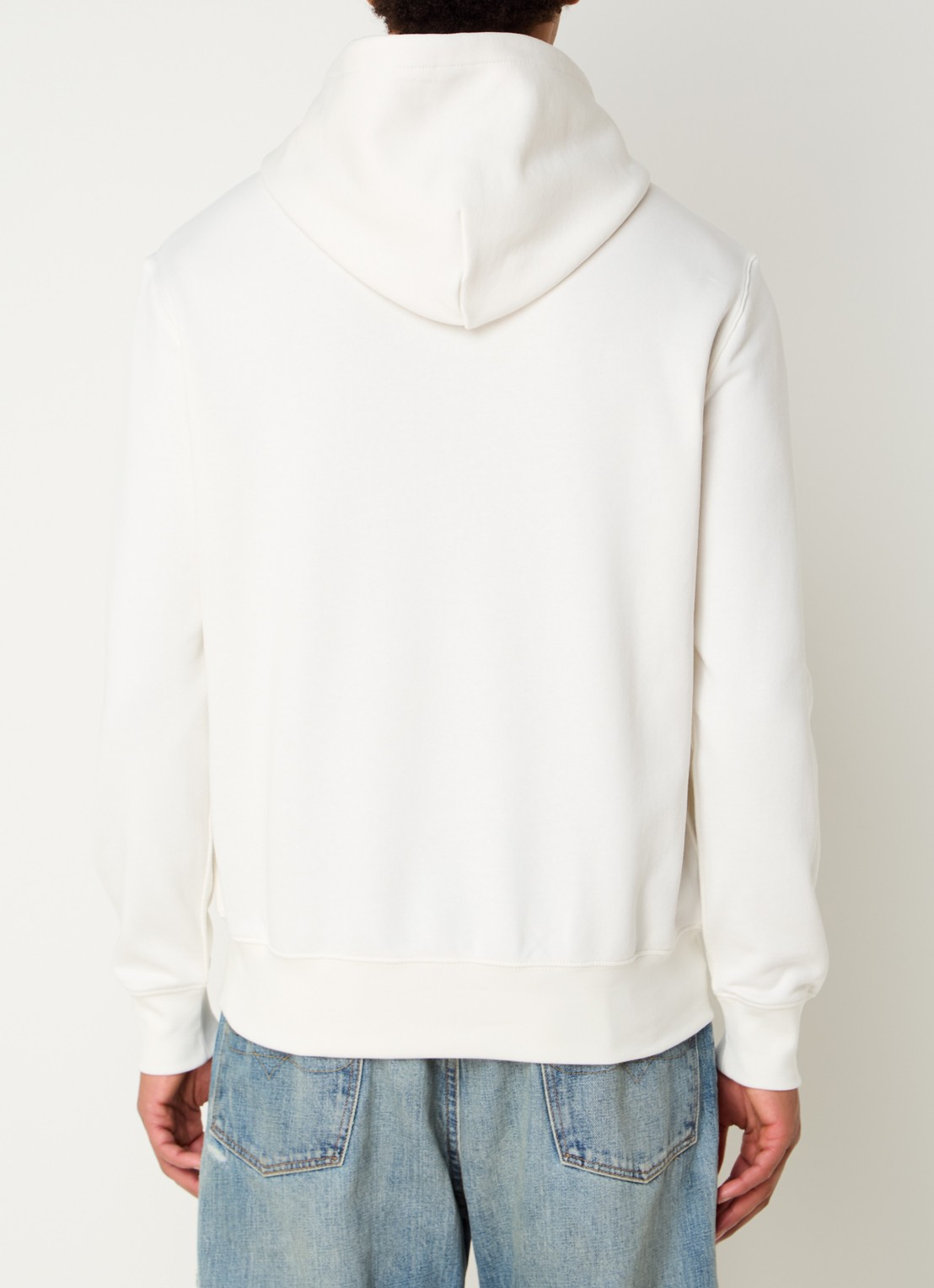 Ralph Lauren Polo Bear hoodie met logoprint - achterkant 3 gebroken wit