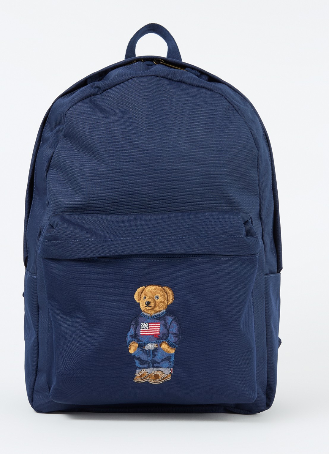 Ralph Lauren Polo Bear rugzak met 12-inch laptopvak - voorkant 2 royalblauw