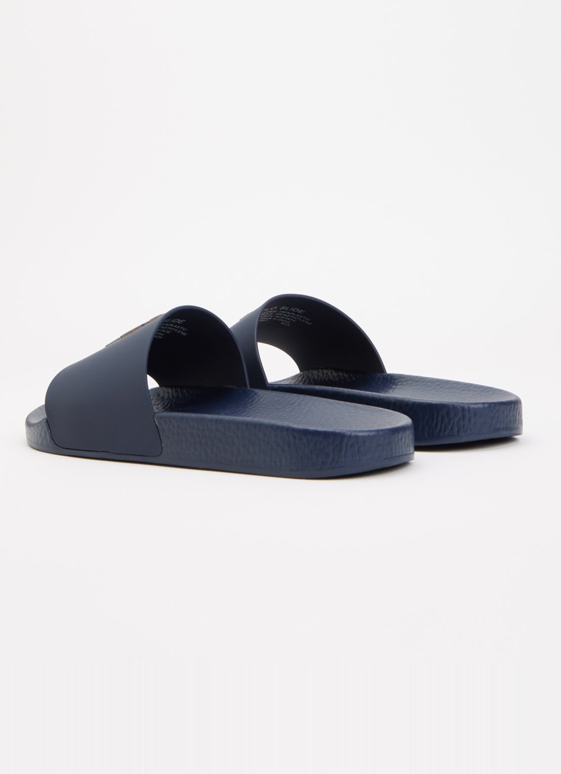 Ralph Lauren Polo Bear slipper - achterkant royalblauw