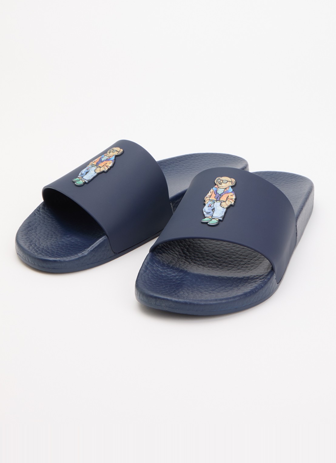 Ralph Lauren Polo Bear slipper - detail 3 royalblauw